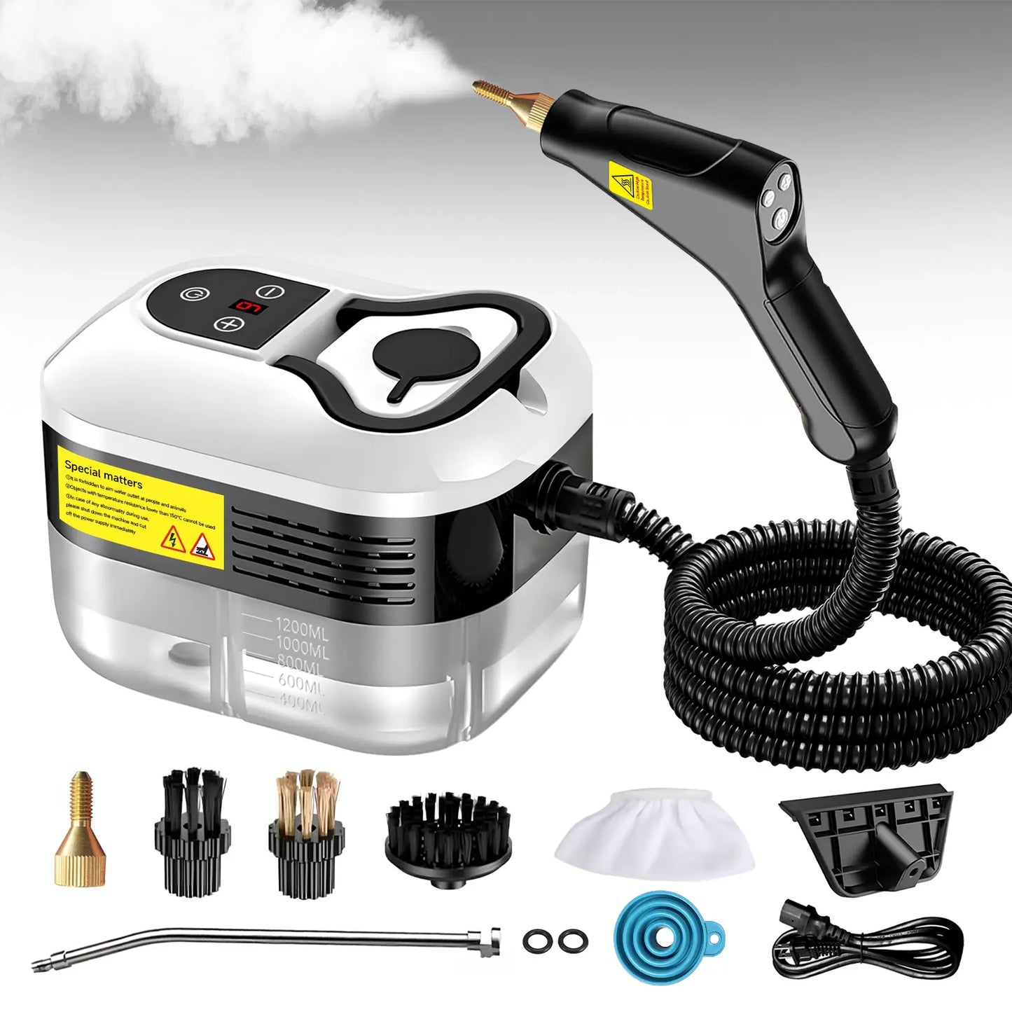 10-in-1 Versatile Power Steamer: Fast, Adjustable, All-Surface.